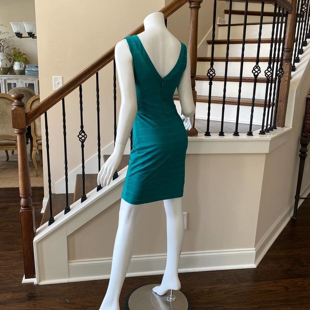 NWT Guess Turquoise Body-con Mini Dress, DD0492 - Picture 5 of 8